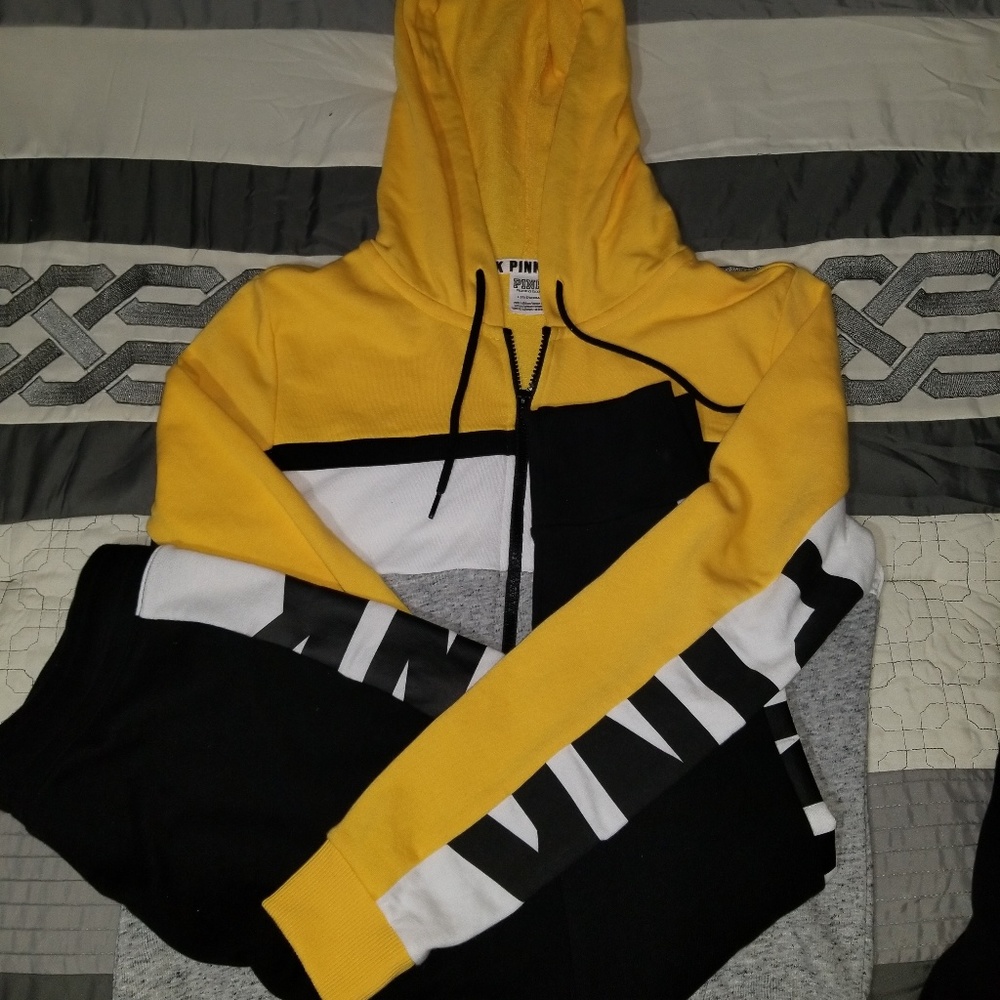 Pink jogger set